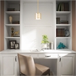 Beaumont Lane Transitional 1-Light Metal Single Pendant in Soft Gold