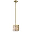 Beaumont Lane Transitional 1-Light Metal Single Pendant in Soft Gold