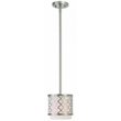 Beaumont Lane Contemporary Mini Pendant Light in Brushed Nickel
