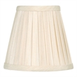 Beaumont Lane Contemporary Steel Four Light White Lamp Shade