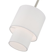 Beaumont Lane Contemporary Mini Pendant Light in Brushed Nickel