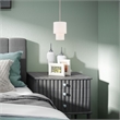 Beaumont Lane Contemporary Mini Pendant Light in Brushed Nickel