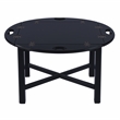 Beaumont Lane Wood Traditional Coffee Table - Black Licorice