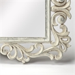 Beaumont Lane Modern Traditional Wall Mirror In White Finish