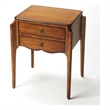 Beaumont Lane Modern Transitional Wood End Table - Olive Ash Brown