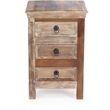 Beaumont Lane Modern Wood Coastal Rustic Accent Chest in Multi-Color