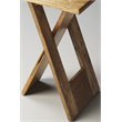 Beaumont Lane Modern Transitional Natural Wood Folding Table