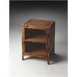 Beaumont Lane Metal Contemporary Industrial Chic Chairside Chest
