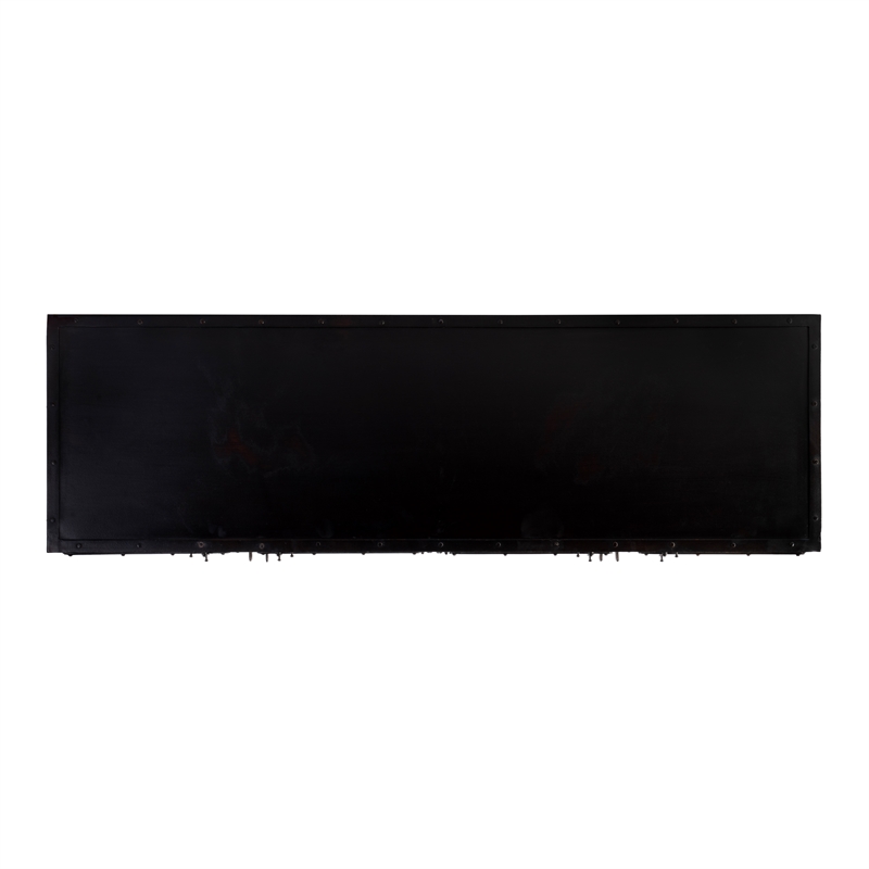 Beaumont Lane Modern Industrial Iron Console Cabinet - Black