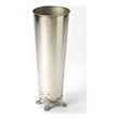 Beaumont Lane Metal Transitional Polished Silver Umbrella Stand
