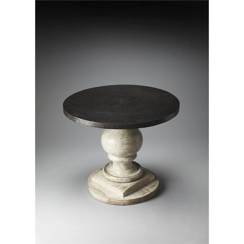 Beaumont Lane Modern Transitional Metal And Wood Foyer Table