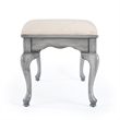 Beaumont Lane Modern Wood Traditional Powder Gray Finish Bench