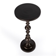 Beaumont Lane Transitional Round Bronze Aluminum Pedestal End Table