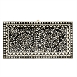 Beaumont Lane Modern Black And White Bone Inlay Writing Desk