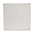 Beaumont Lane Contemporary Marble Side Table in White Finish
