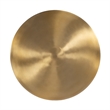 Beaumont Lane Contemporary Metal Side Table in Shiny Gold Finish