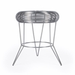 Beaumont Lane Modern Decorative Dark Silver Wire Iron Accent Table