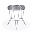 Beaumont Lane Modern Decorative Dark Silver Wire Iron Accent Table