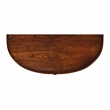 Beaumont Lane Traditional Wood Demilune Console Table - Antique Cherry