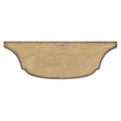 Beaumont Lane Modern Transitional Antique Beige Wood Console Table