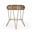 Beaumont Lane Contemporary Gold Decorative Wire Accent Table