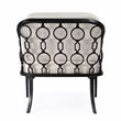 Beaumont Lane Transitional Iron Upholstered Outdoor Lounge Chair