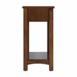 Beaumont Lane Wood Transitional One- Drawer Side Table - Brown