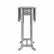 Beaumont Lane Modern Wood Traditional Gray Drop-Leaf Accent Table
