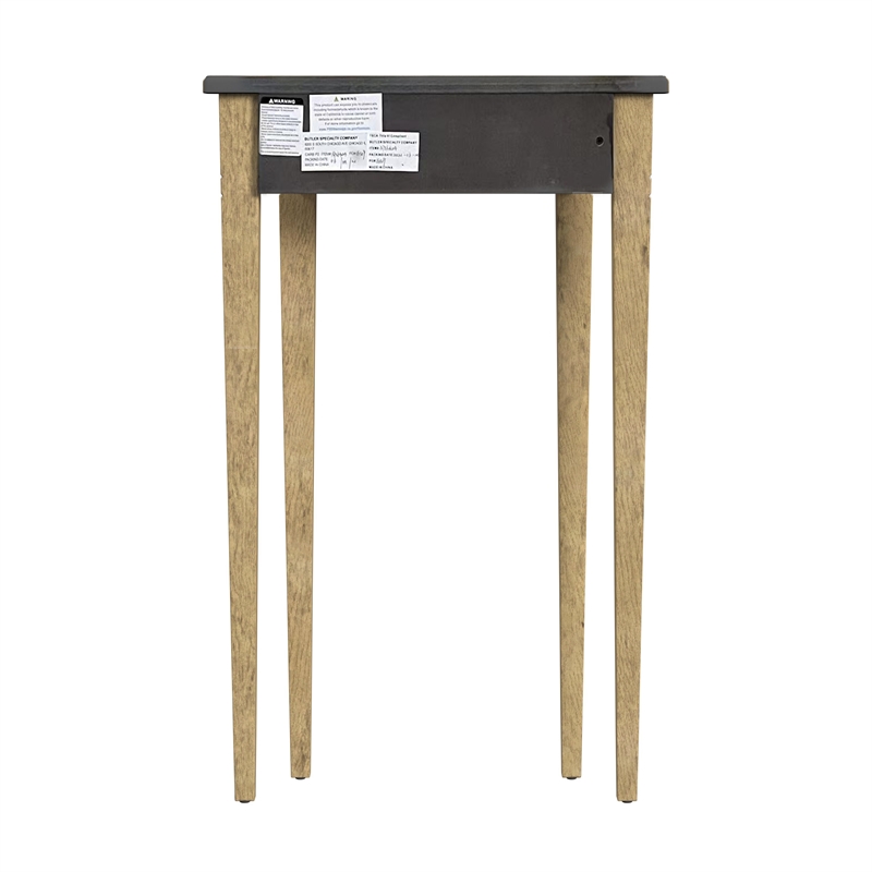 Beaumont Lane Traditional Antique Beige Demilune Console Table