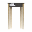 Beaumont Lane Traditional Antique Beige Demilune Console Table