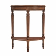 Beaumont Lane Traditional Antique Cherry Demilune Console Table