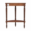 Beaumont Lane Traditional Antique Cherry Demilune Console Table