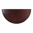 Beaumont Lane Traditional Demilune Console Table in Cherry Brown
