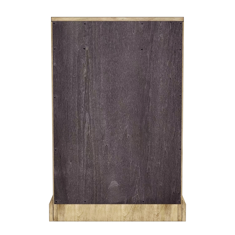 Beaumont Lane Rubberwood Beige Secretary Desk Rectangular Drop Front 25.5