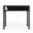 Beaumont Lane Modern Wood Traditional Console Table in Charcoal