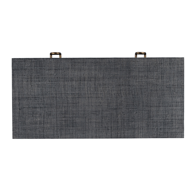 Beaumont Lane Modern Wood Traditional Console Table in Charcoal