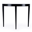 Beaumont Lane Modern Mid-Century Wood Console Table in Black