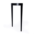 Beaumont Lane Modern Mid-Century Wood Console Table in Black