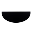 Beaumont Lane Modern Mid-Century Wood Console Table in Black