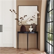 Beaumont Lane Modern Mid-Century Wood Console Table in Black