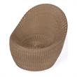Beaumont Lane Coastal Rattan Outdoor Nest Chair in Natural Rattan