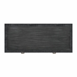 Beaumont Lane Traditional And Wood 2-Drawer Desk in Charcoal Raffia