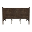 Beaumont Lane Mid-Century Rounded Leg King Bed in Soft Brown