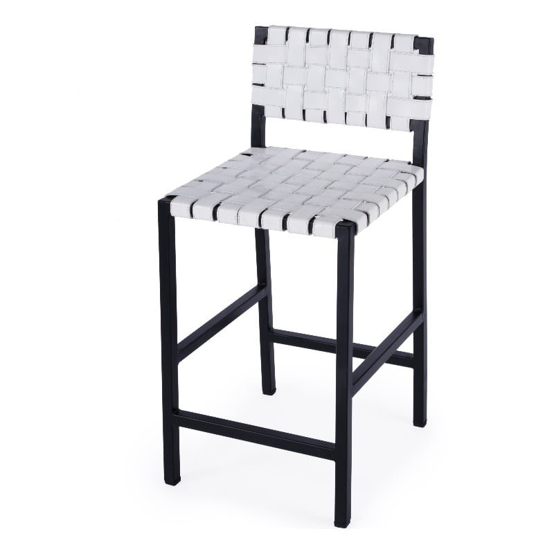 Beaumont Lane Modern Iron And Leather 24.5