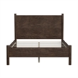 Beaumont Lane Mid-Century Rounded Leg Queen Bed in Soft Brown