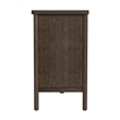 Beaumont Lane Mid-Century 6 Drawer Rounded Leg Wood Dresser in Soft Brown