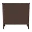 Beaumont Lane Mid-Century 3 Drawer Rounded Leg Wood Dresser in Soft Brown