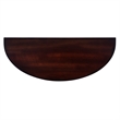 Beaumont Lane Wood Mid-Century Console Table in Traditional Burl