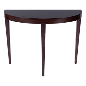 Beaumont Lane Wood Mid-Century Console Table in Traditional Burl