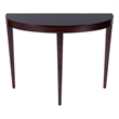 Beaumont Lane Wood Mid-Century Console Table in Traditional Burl